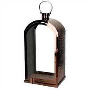 Farol metálico 1-3 cobre rectangular cm25x26h49-56
