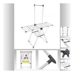 Sinai White Steel y Polipropileno Rail 158x69.7x H199 CM