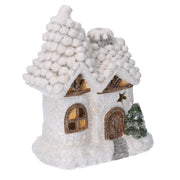 Casa resina led blanco cm17x11,5h22