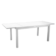 Mesa extensible de aluminio blanco Sullivan