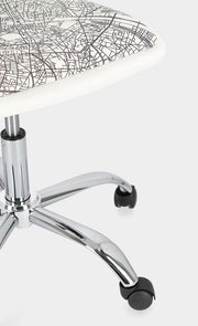 Silla de oficina Young Paris polipiel 42,5 x 40 x 87 cm