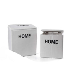 Bortabiandcheria gorrateo con contenedor de pouf blanca limpia