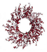 Corona Bessy Bacche Rosso Ghiacciato D35 - 8x