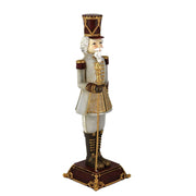 Soldado resina oro cm10x10h31,5