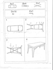 Banco de hierro Bristol blanco