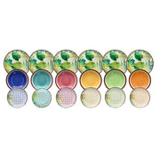 Vajilla de 18 piezas New Jungle Porcelana multicolor
