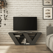Mueble TV Pipralla antracita 110x30x40h