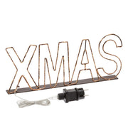 XMAS Copper MicroLED 38cm blanco cálido escritura led