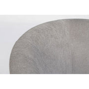 Sillón en madera y tela gris claro BELICE 64,5x63x h76 cm