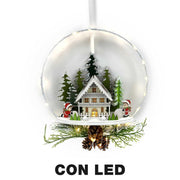 Guirnalda led metal casa blanca cm25x7x47,5