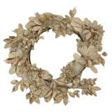 Corona plastico champagne cm ø38