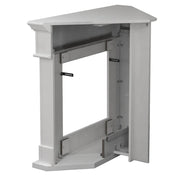 Bioetanol chimenea de bioetana desde la esquina del suelo del Ford White 110x45xh.100 cm