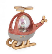 Decoración de helicóptero rojo C, 6x