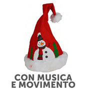 Sombrero musical muñeco de nieve nbz-0030cm. 22 x 20 h 45