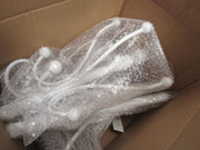 Caja tela 1-2 marrón cuadrado almacenamiento plegable cm36x36h20