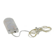 20 MicroLEDs Blanco Cálido Mt.1.90+0.15 Pila Incluida Int Blister Decoración navideña