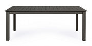 Konnor mesa de jardín extensible antracita 200-300 x 110 cm