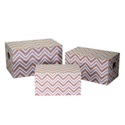 Baúl ecopiel marrón rectangular 1-3 cm64x40h35