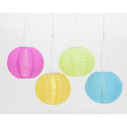 Linterna solar redonda Kaemingk de 28 cm de diámetro