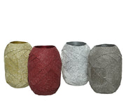 Cinta decorativa navideña de lámina glitter en 4 colores surtidos 2000 x 1 x 0.1 cm