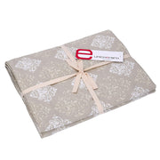 Mantel brocado venecia beige rectangular cm140x180