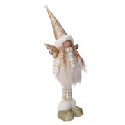 Ángel en tejido dorado cm21x12h46