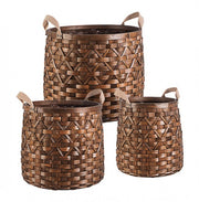 Set 3 Cesta 2M Lisette A Marrone