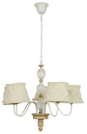 Araña de hierro y cristal 68 x 60 cm h