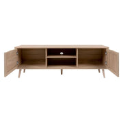 Mueble TV Bali 56A con 2 puertas efecto mimbre