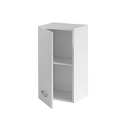 Mueble alto de cocina modular de fresno blanco Cm 30x32xH 72 1 puerta