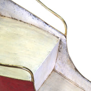 Caja regalo metal naranja 14,5x9h9 cm