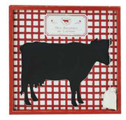 Pizarra con vaca ld-2595 cm. 40x40x2