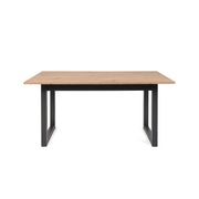 (2c) Mesa de salón cocina moderna extensible roble 160-200 x 90 cm (DENVER50)