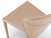 Silla polipiel y asiento gris tórtola 49x56x82h cm