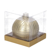 Vela de parafina esfera dorada cmø9h9