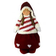 Niña tela roja cm32x14h76-98