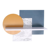 Estante de madera multicolor cm30x9x23