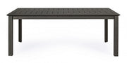 Konnor mesa de jardín extensible antracita 200-300 x 110 cm