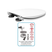 Tapa WC modelo AP cierre lento blanco