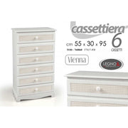 Casa de 6 plazas de cajón Shabby Vienna Vienna 95 H CM