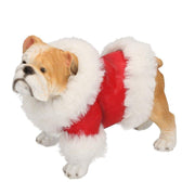 Perro resina con abrigo 14x8h11 cm