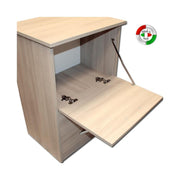 Mueble tabla de planchar de olmo madera melamínico con 3 cajones cm 44x57xH.89