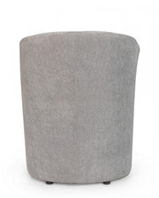 Sillón en madera y tela gris claro BELICE 64,5x63x h76 cm