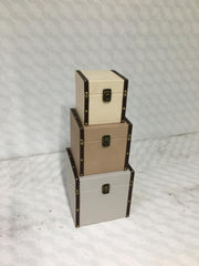 Caja ecopiel 1-3 cuadrado neutro cm22x22h22