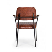 C-BR Nelly silla vintage naranja oscuro vintage 60x63x84h cm