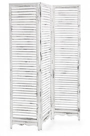 Silla de parantio 3 puertas de madera blanca lechosa 120 x 180 cm